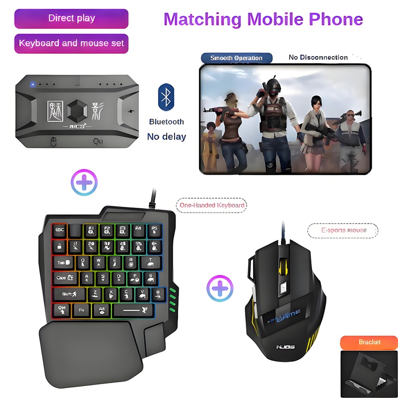Mouse Bungee Holder - Konverter Gamepad Ponsel M1 Pro, Mouse