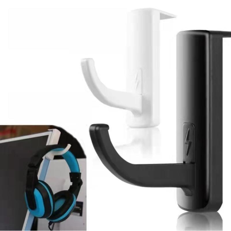 Monitor Stand - Perekat Tempel Gantungan Headphone, Penyangga Headset,