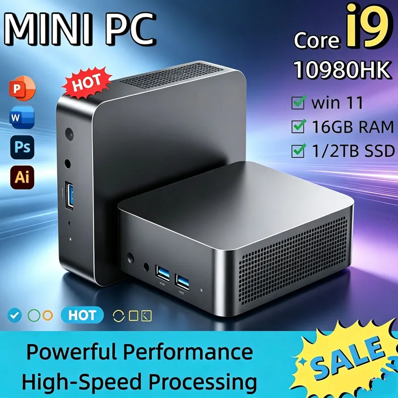 Pc Gaming Ram 32Gb - Mini PC Gaming Core I9 10980HK