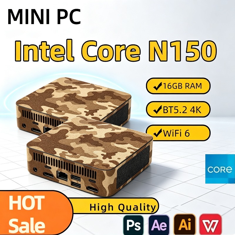 Pc Gaming Compact - PC Mini Kompak Intel N150 Mini