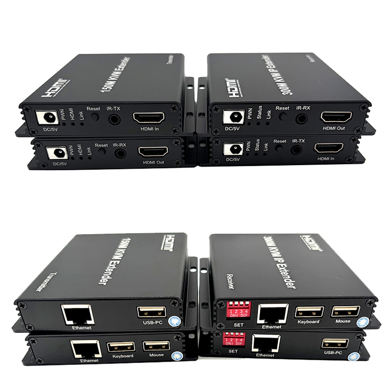 Mouse Bungee Holder - Extender HDMI KVM IP 300M Melalui