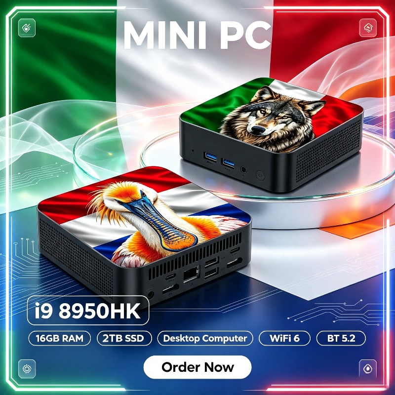 Pc Gaming Compact - 2026 Intel i9 8950HK Mini PC