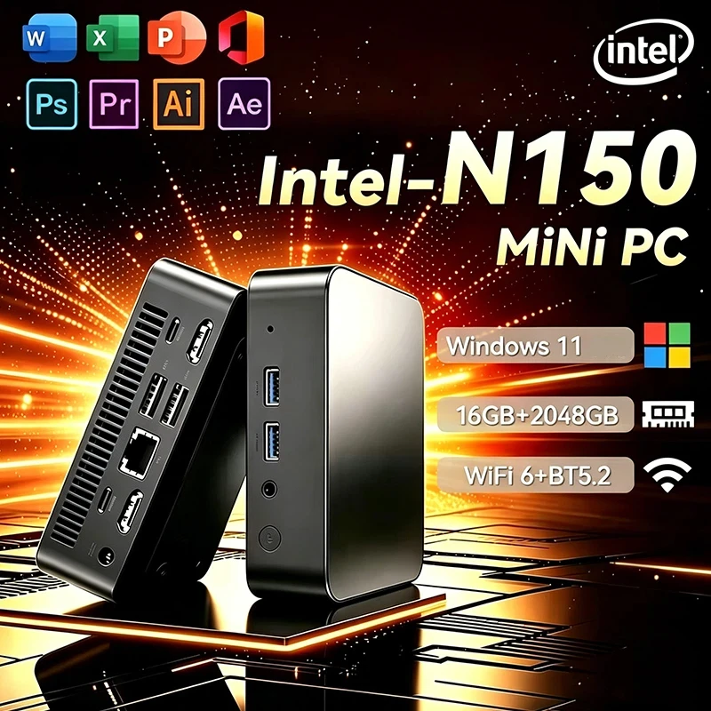 Pc Gaming Compact - PC Mini BARU Windows 11 Intel