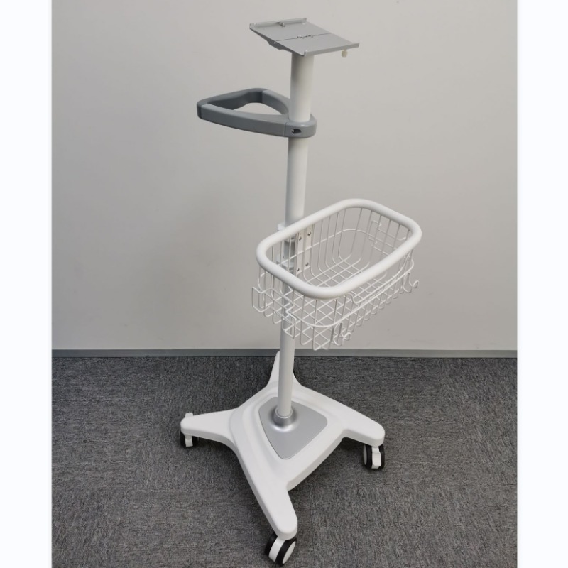 Monitor Stand - Troli Monitor Pasien, Monitor Tanda Vital,