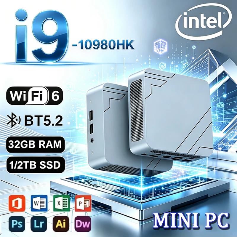 Pc Gaming Ram 32Gb - PC Mini Portabel Berkinerja Tinggi Intel