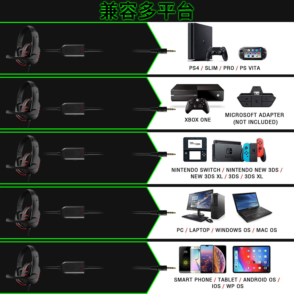 Headphone 3.5Mm Earphone Heads - Pc Gaming Earbuds ulasan dan harga