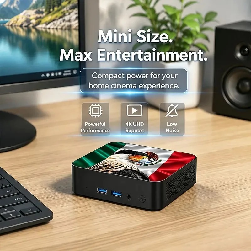 Mini PC Bendera Meksiko Brasil - Pc Gaming Compact ulasan dan harga