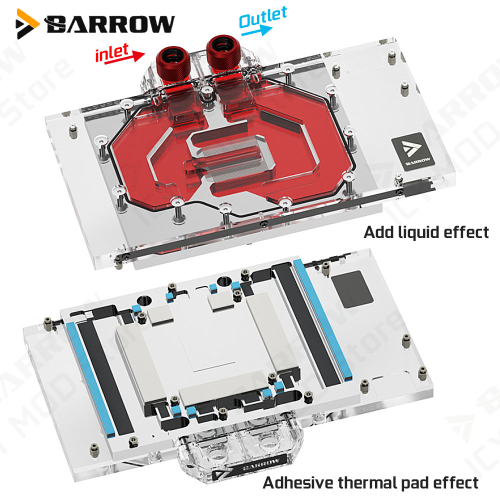 Barrow VGA Water Block untuk G - Pc Gaming Rtx 5090 ulasan dan harga