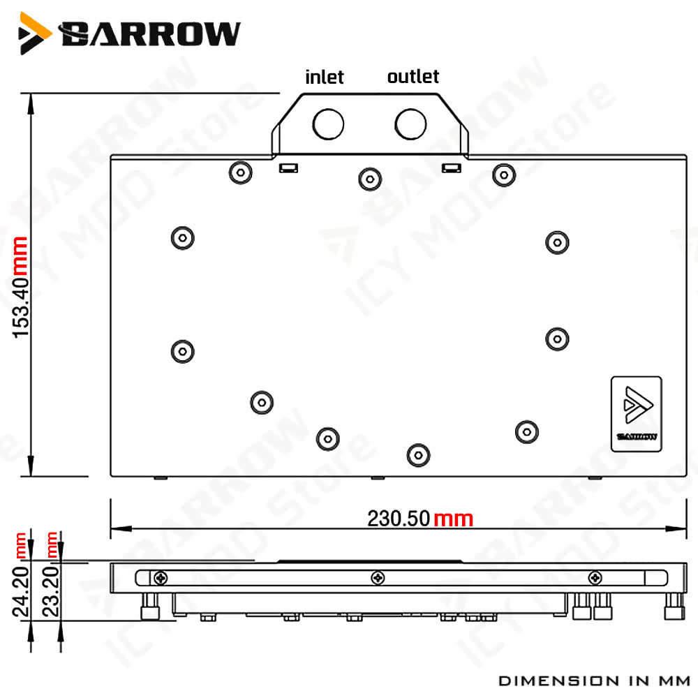 Barrow VGA Water Block untuk G - Pc Gaming Rtx 5090 ulasan dan harga