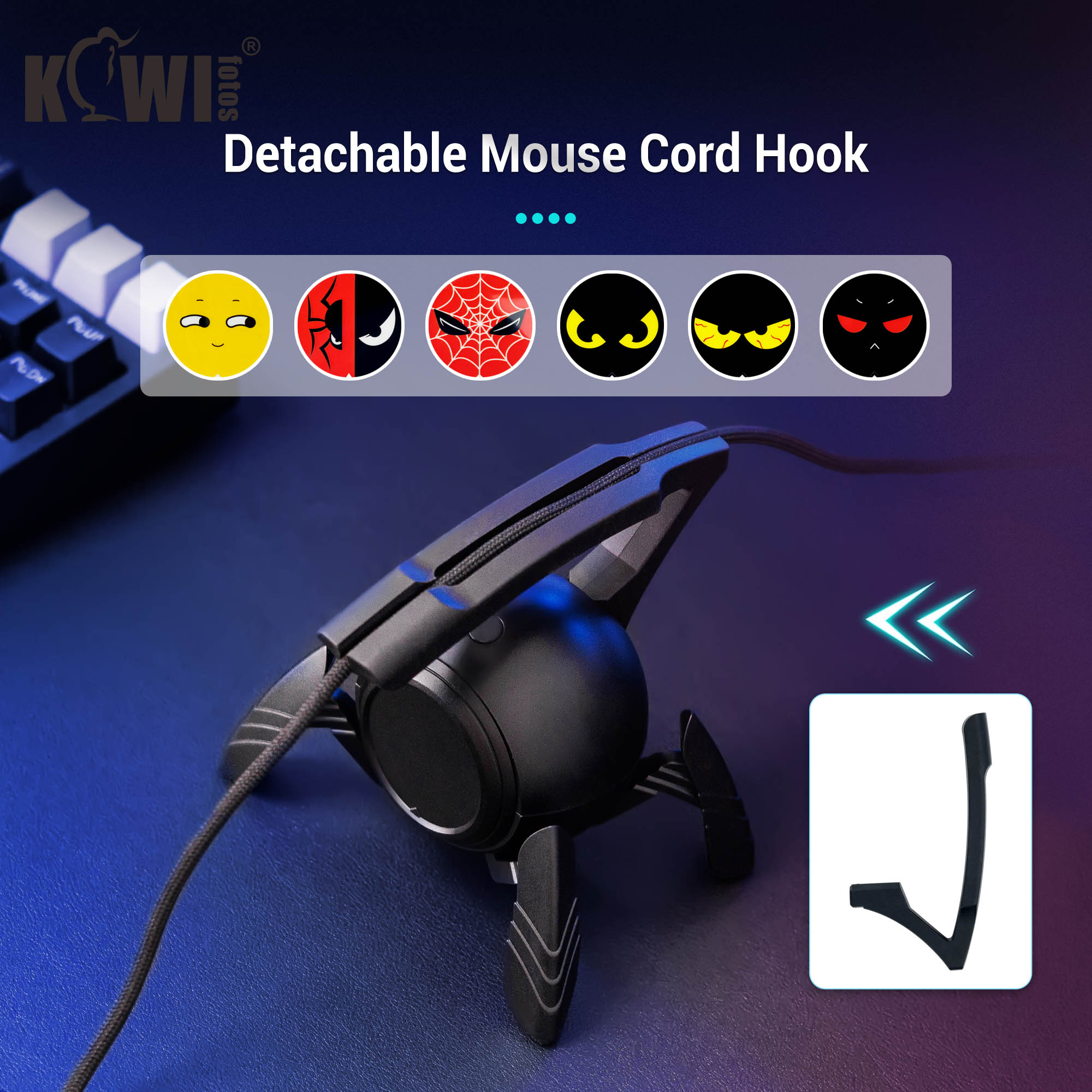 Pemegang kabel Mouse Gaming, p - Mouse Bungee Holder ulasan dan harga
