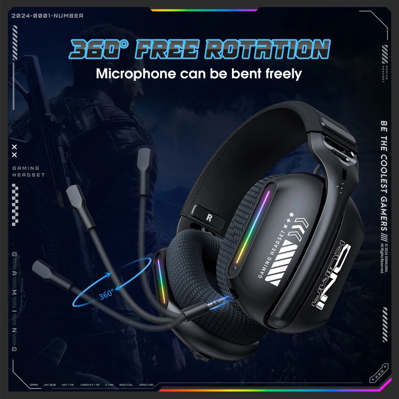ONIKUMA GT808 Headset Gaming N - Pc Gaming Earbuds ulasan dan harga