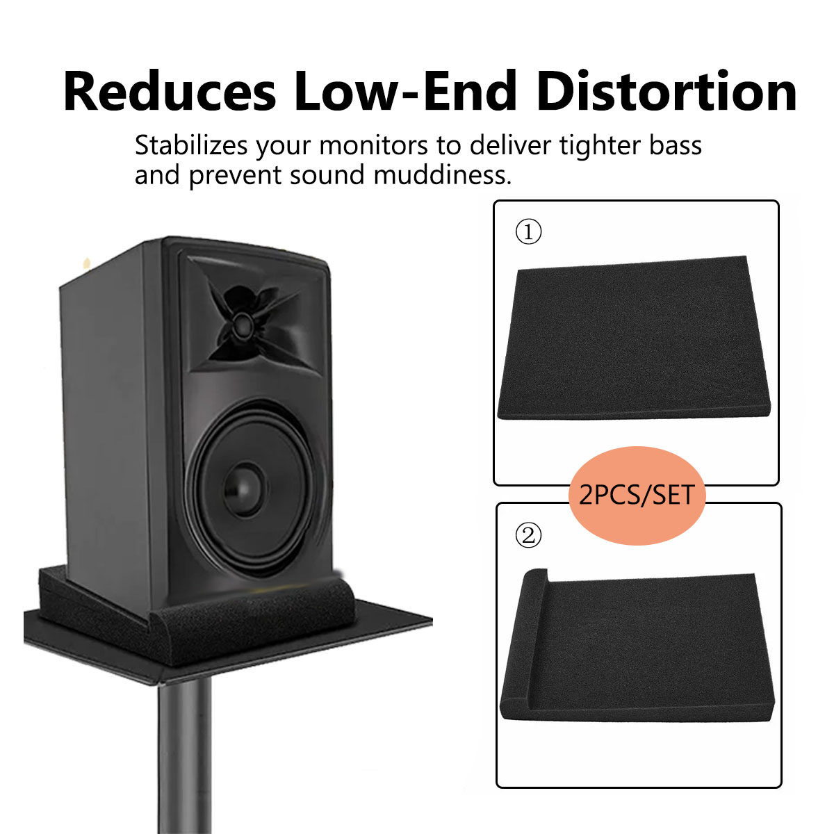 Bantalan Isolasi Monitor Studi - Monitor Stand ulasan dan harga