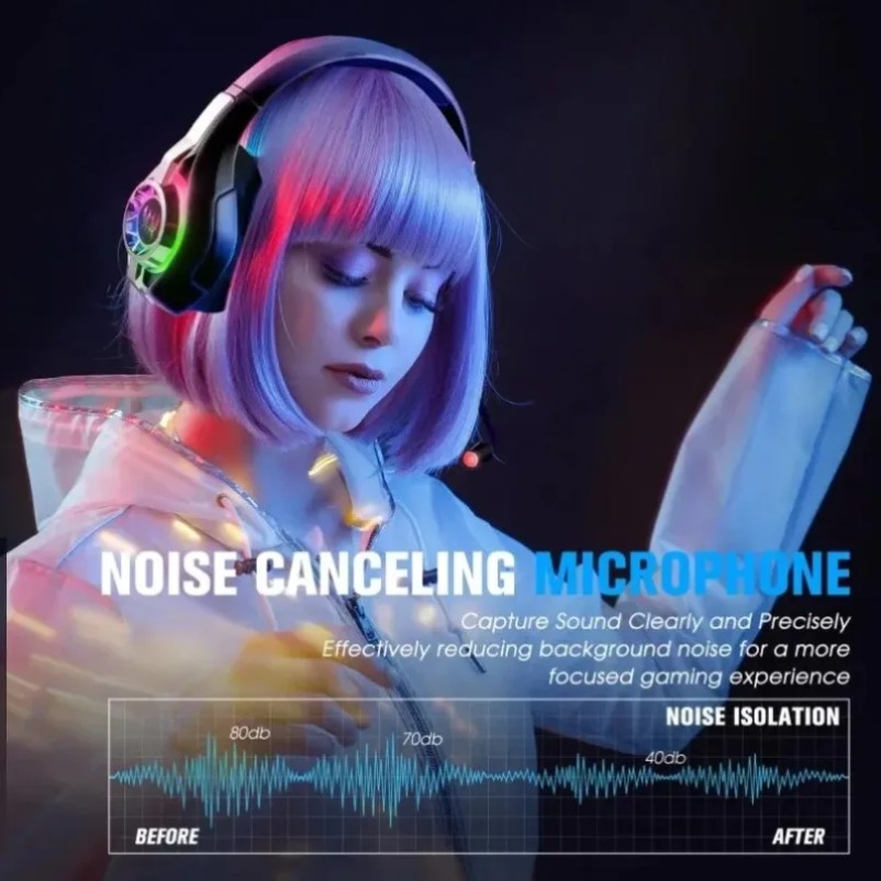 GS400 Ultra 2.4G Headset Gamin - Pc Gaming Earbuds ulasan dan harga