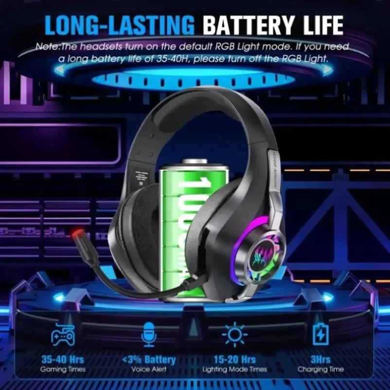GS400 Ultra 2.4G Headset Gamin - Pc Gaming Earbuds ulasan dan harga