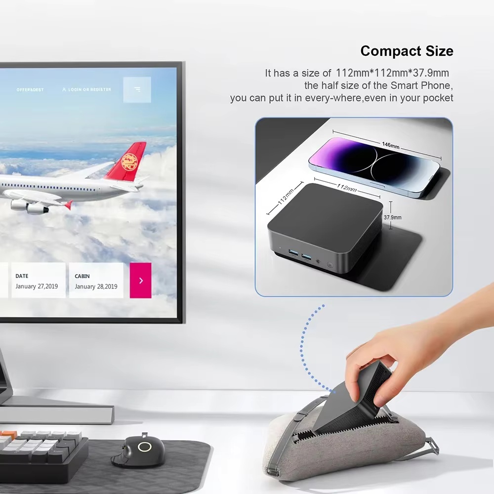 2026 Intel N150 Mini PC Portab - Pc Gaming Compact ulasan dan harga