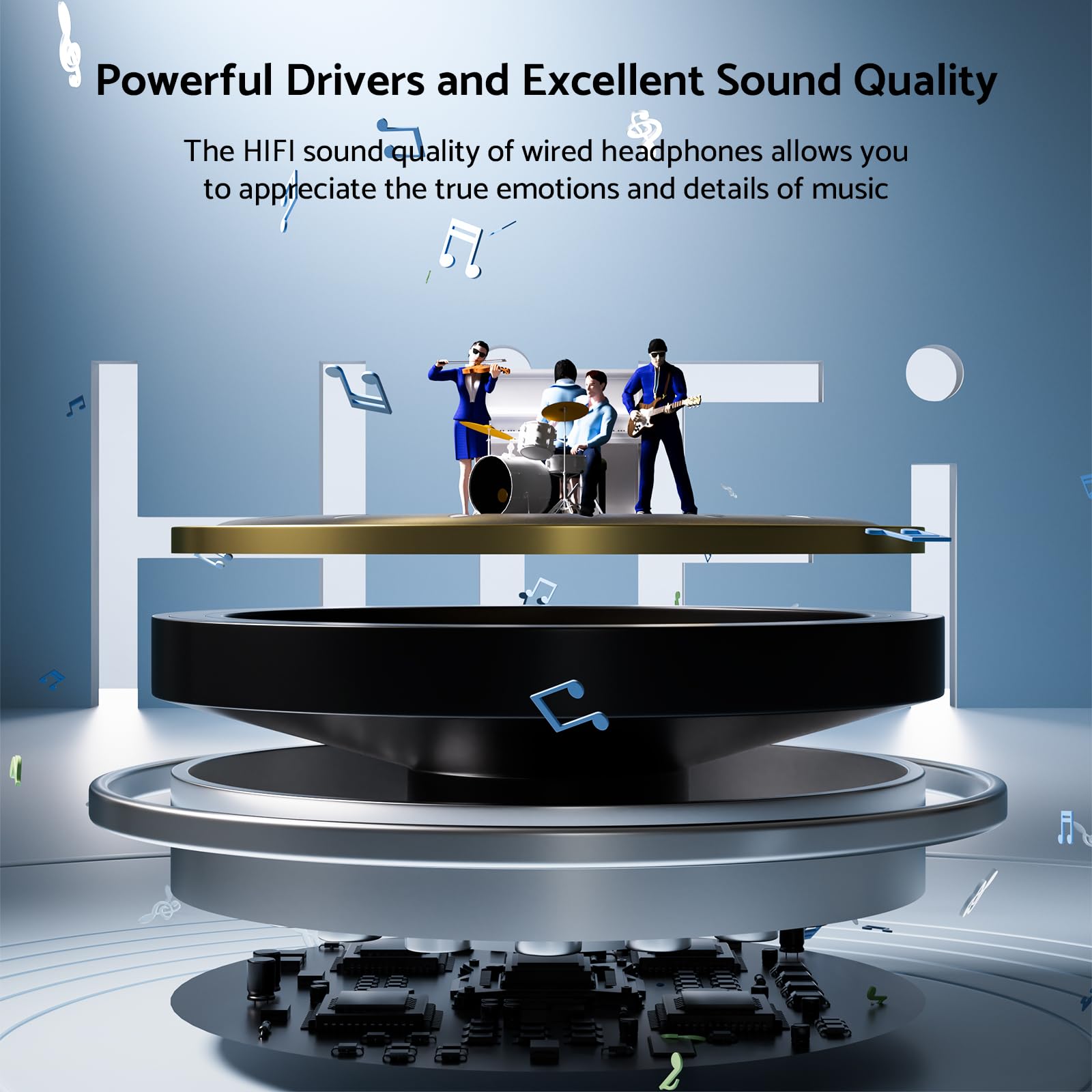 Headphone HiFi Surround Suara  - Pc Gaming Earbuds ulasan dan harga