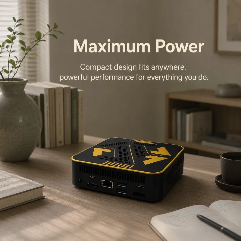 Mini PC Portabel Intel Core N1 - Pc Gaming Compact ulasan dan harga