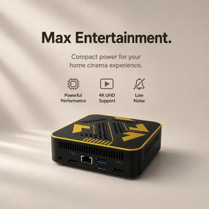Mini PC Portabel Intel Core N1 - Pc Gaming Compact ulasan dan harga
