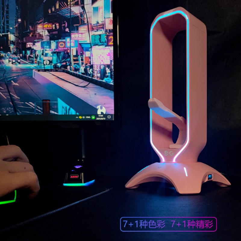 Stands Headphone Gaming RGB de - Mouse Bungee Holder ulasan dan harga