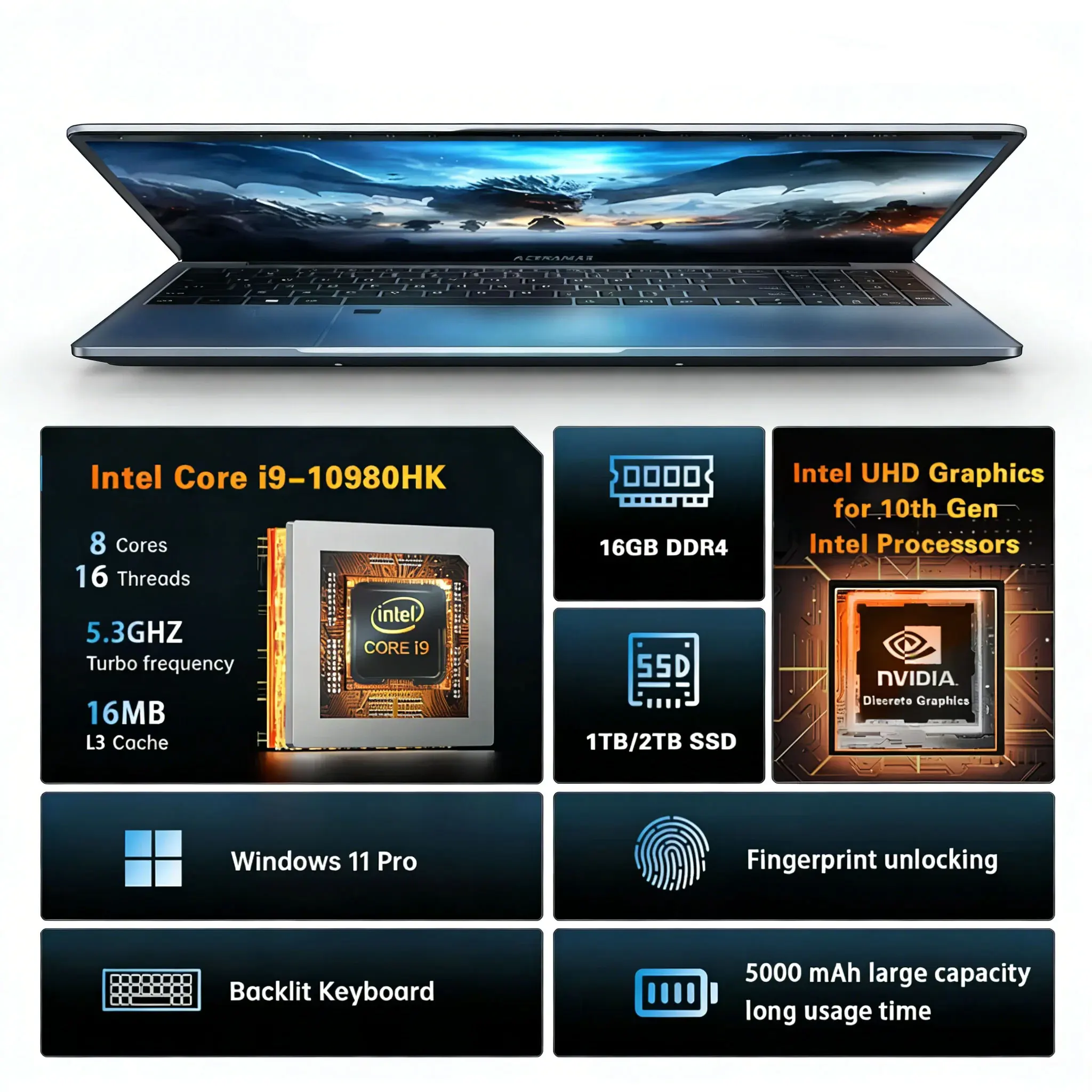 Laptop Gaming Portabel 15.6