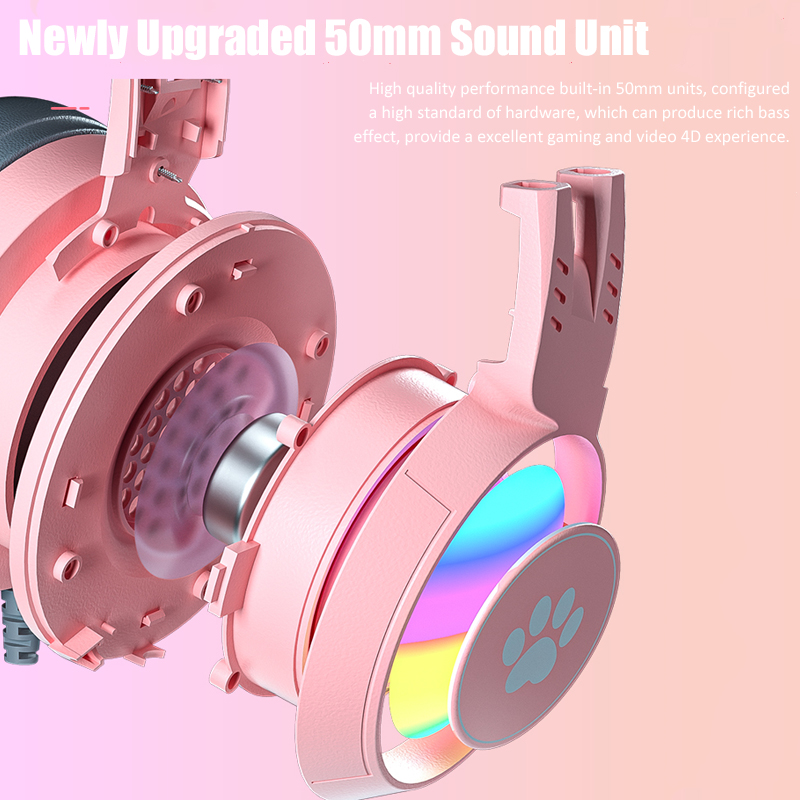 Headphone game telinga kucing  - Pc Gaming Earbuds ulasan dan harga