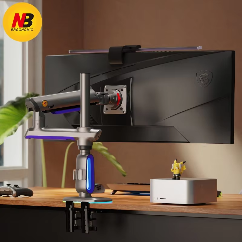 Lengan Monitor Meja G80 RGB ya - Monitor Stand ulasan dan harga