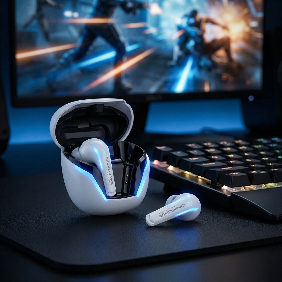 Earbud Gaming Nirkabel ONIKUMA - Pc Gaming Earbuds ulasan dan harga
