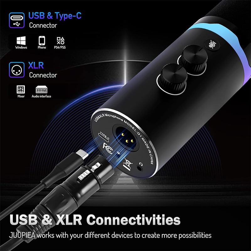 Mikrofon Gaming USB dengan Dud - Monitor Stand ulasan dan harga