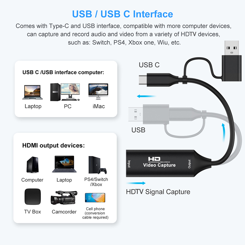 Kartu Pengambilan Video USB Ko - Capture Card Hdmi ulasan dan harga